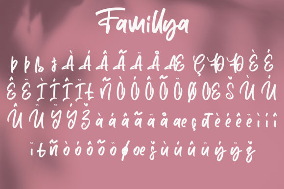 Famillya Font Poster 5
