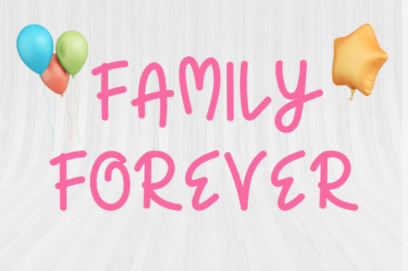 Family Font Poster 2