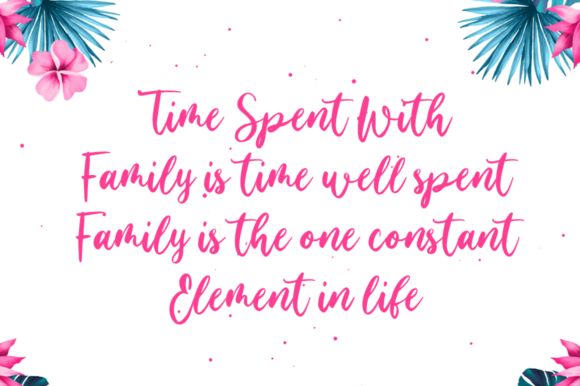 Family Times Font Poster 10