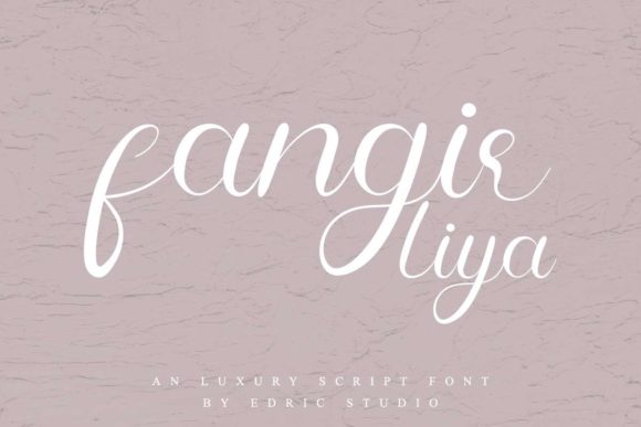 Fangirliya Font Poster 1