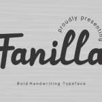 Fanilla Font Poster 1