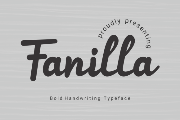 Fanilla Font Poster 1