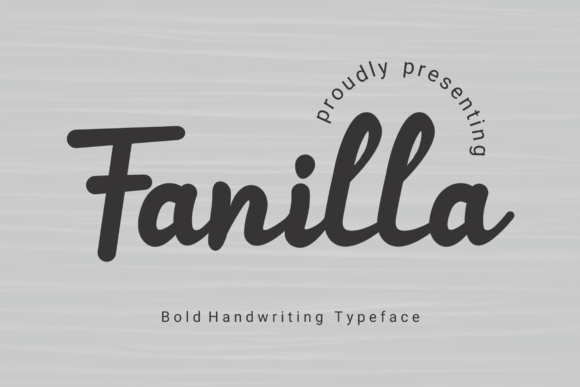 Fanilla Font Fanilla Font Poster 1