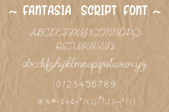 Fantasia Font Poster 5