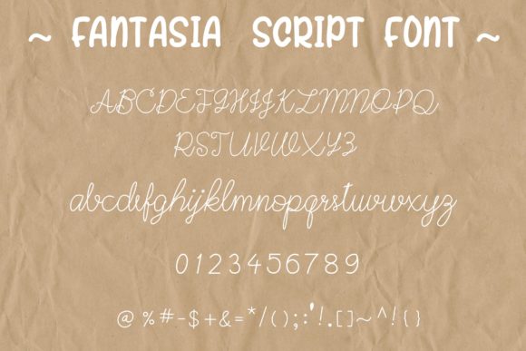 Fantasia Font Poster 5