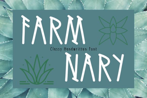Farm Nary Font Poster 1