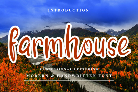 Farmhouse Font Poster 1