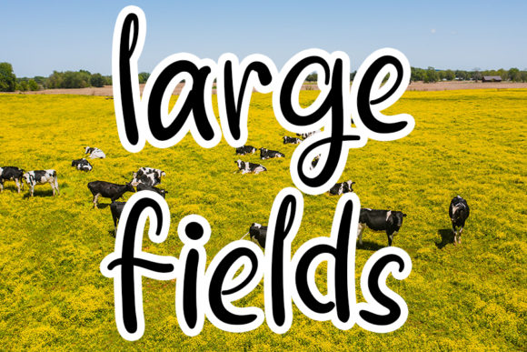Farmhouse Font Poster 3