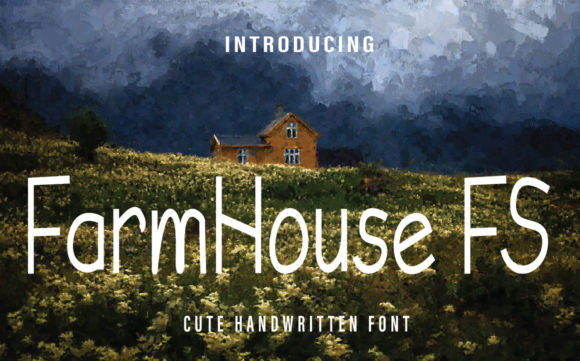 Farmhouse Font Poster 1