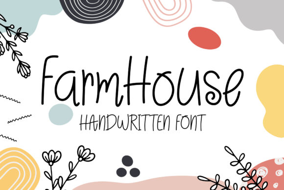 FarmHouse Font Poster 1