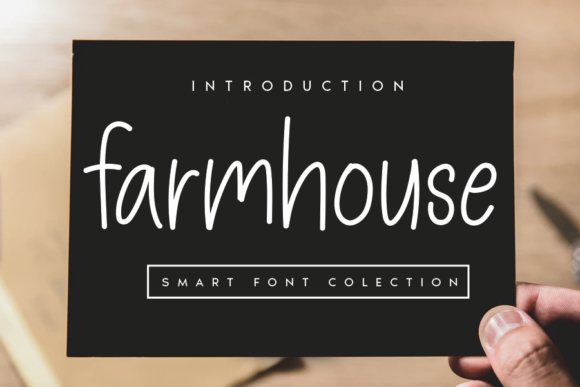 Farmhouse Font Farmhouse Font Poster 1