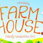 Farmhouse Font Poster 1