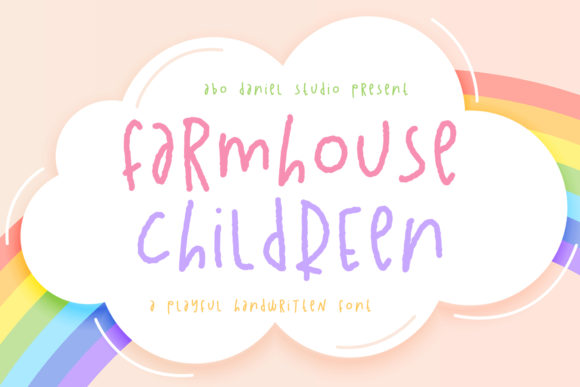 Farmhouse Children Font Poster 1