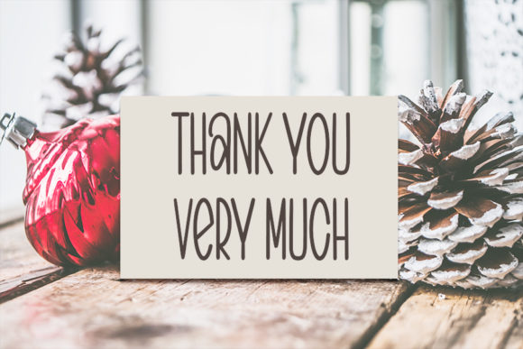 Farmhouse Christmas Font Poster 6