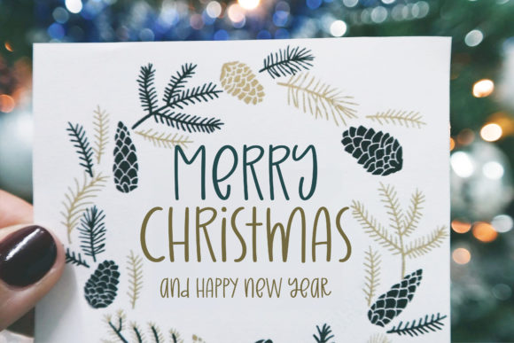 Farmhouse Christmas Font Poster 7