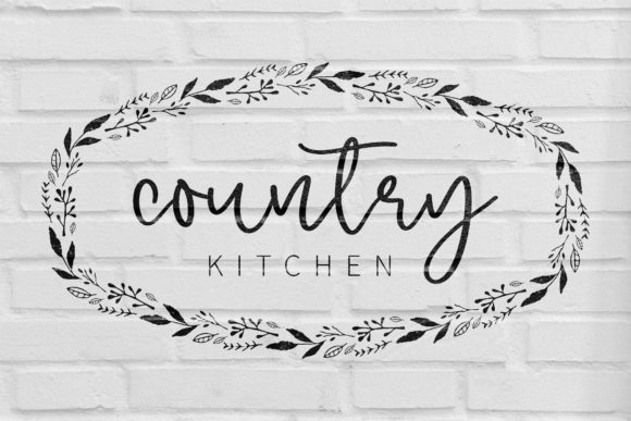 Farmhouse Style Font Poster 4
