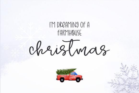 Farmhouse Style Font Poster 9