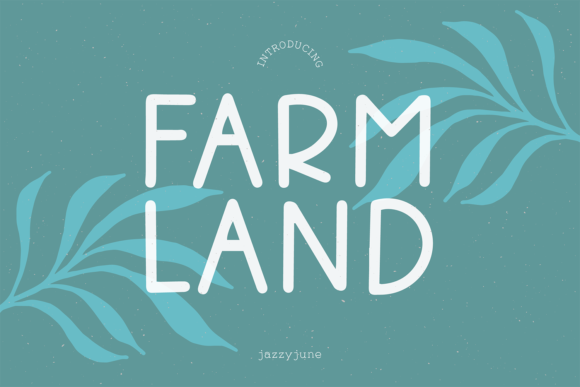Farmland Font Poster 1