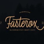 Fasterox Font Poster 1