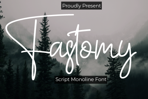 Fastomy Font Poster 1