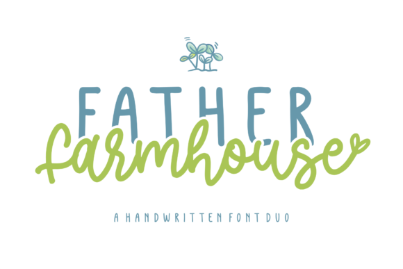 Father Farmhouse Font Poster 1