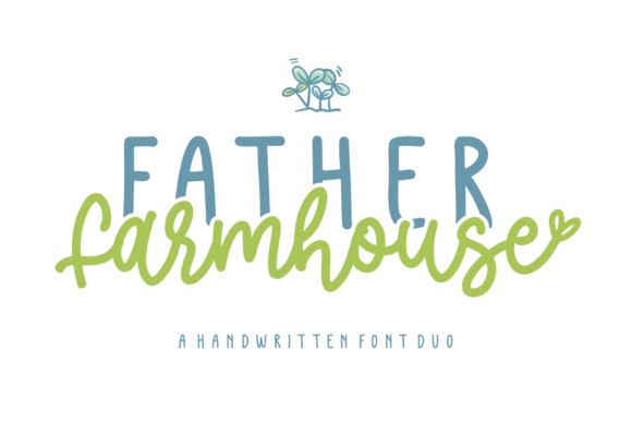 Father Farmhouse Font Father Farmhouse Font Poster 1