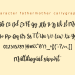 Father Mother Font Poster 8