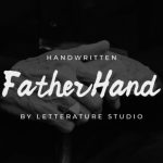 Fatherhand Font Poster 1