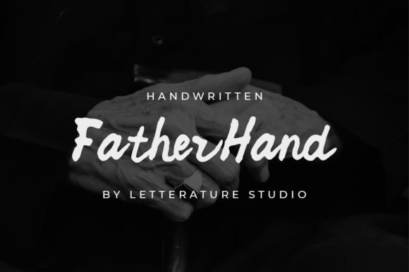 Fatherhand Font Poster 1