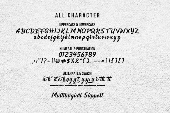 Fathing Font Poster 7