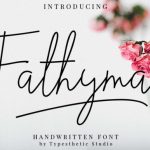 Fathyma Font Poster 1