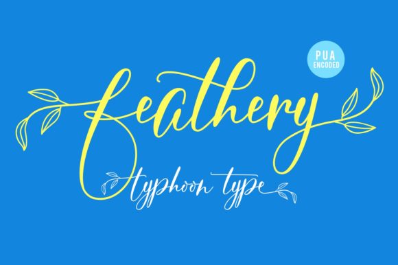 Feathery Font