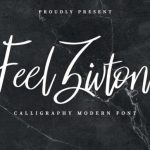 Feel Zivton Font Poster 1