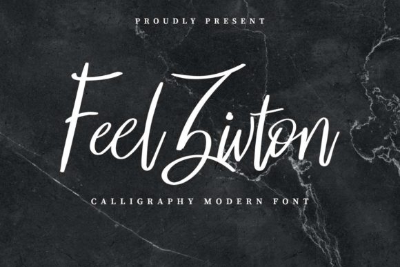 Feel Zivton Font Poster 1