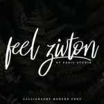 Feel Zivton Font Poster 2