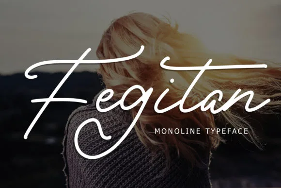 Fegitan Font Fegitan Font Poster 1