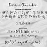 Femina Font Poster 6