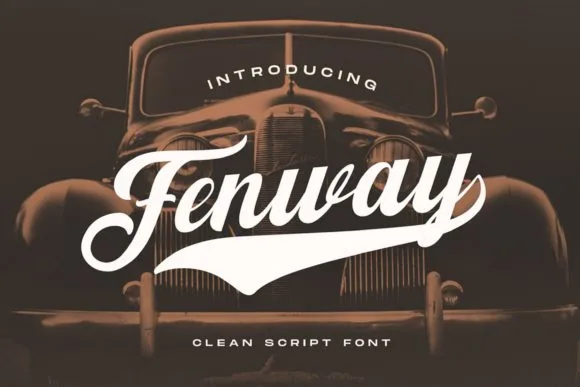 Fenway Font Fenway Font Poster 1