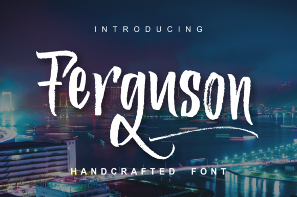 Ferguson Font Ferguson Font Poster 1