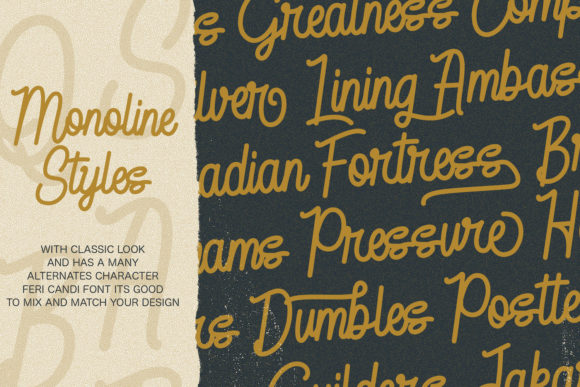 Feri Candi Font Poster 5