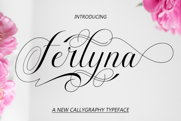Ferlyna Font Ferlyna Font Poster 1