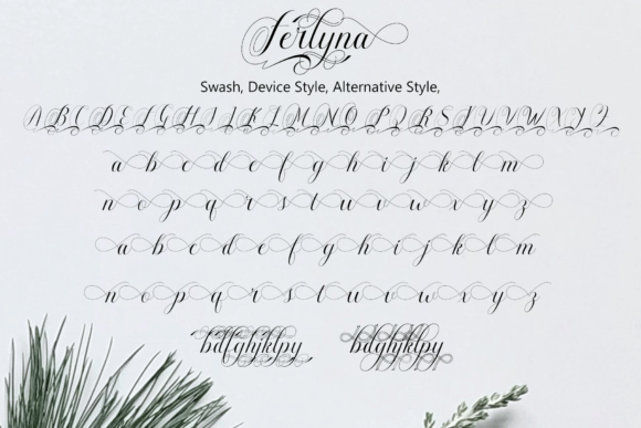 Ferlyna Font Poster 7