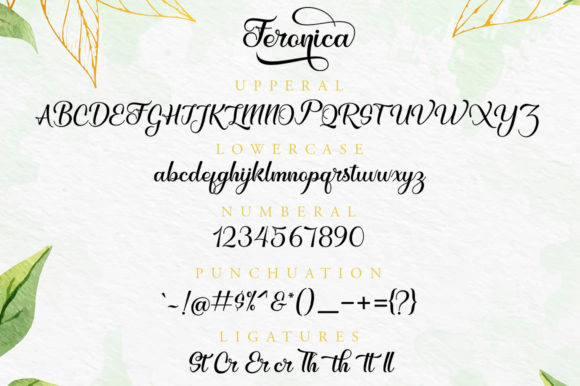 Feronica Font Poster 6