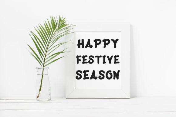 Festive Time Font Poster 5