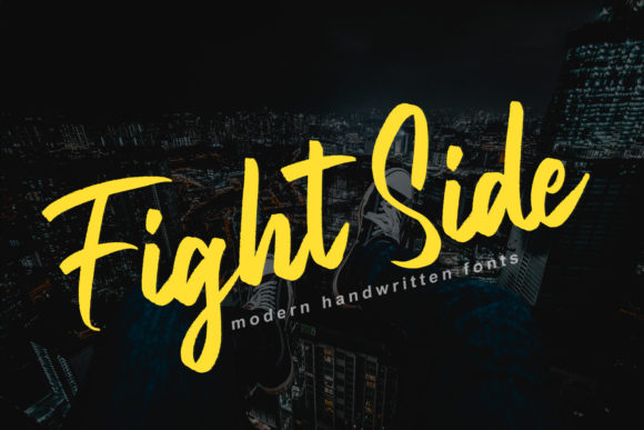 Fight Side Font Poster 1