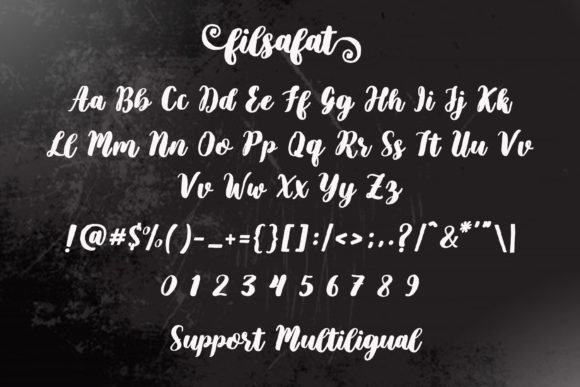 Filsafat Font Poster 6