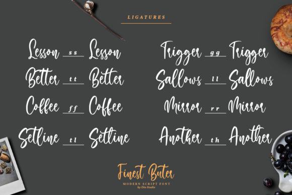 Finest Butter Font Poster 6