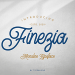 Finezia Font Poster 1