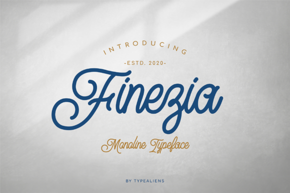 Finezia Font Poster 1