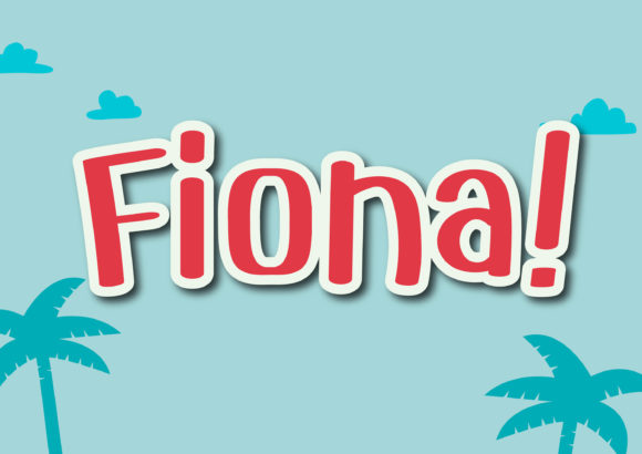 Fiona Font Poster 1